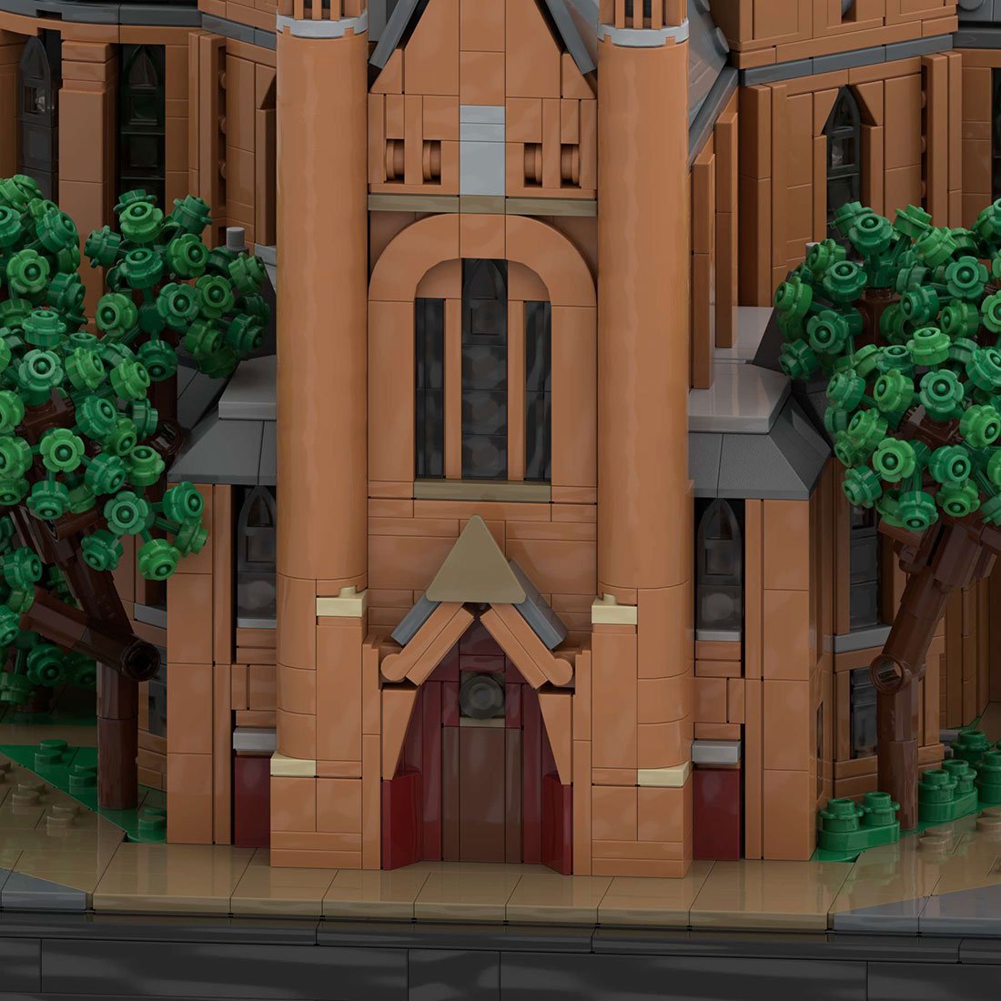 MOC - 248825 1/125 Scale Vondel Church, Netherlands Building Blocks - LesDiy - MOC -