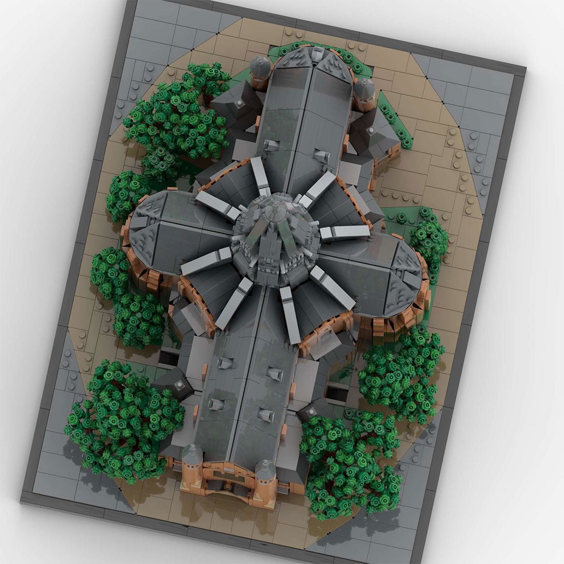 MOC - 248825 1/125 Scale Vondel Church, Netherlands Building Blocks - LesDiy - MOC -
