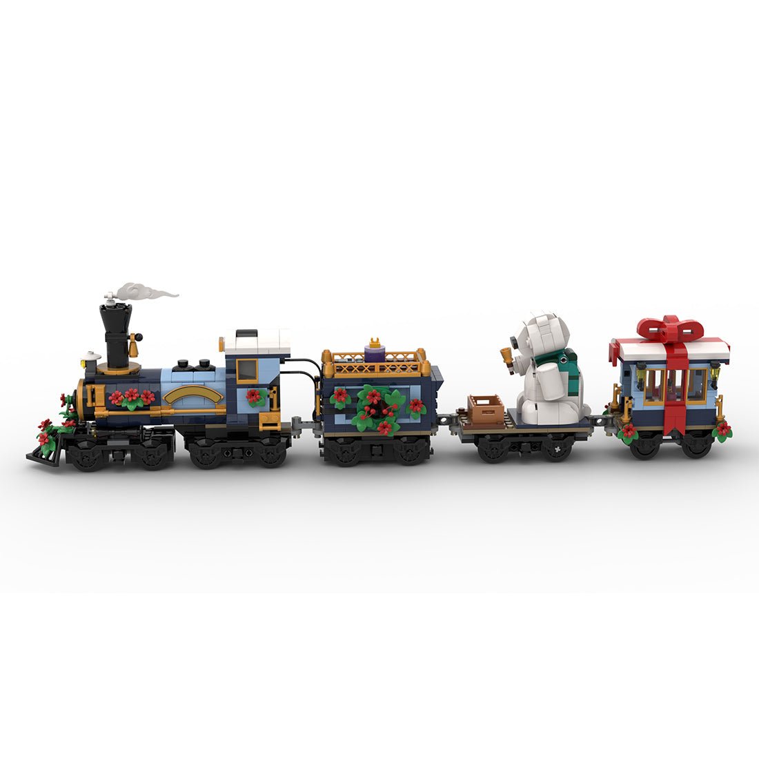 MOC-249783 Holiday Express Train 10361 Motorized Building Blocks-LesDiy-Locomotive-