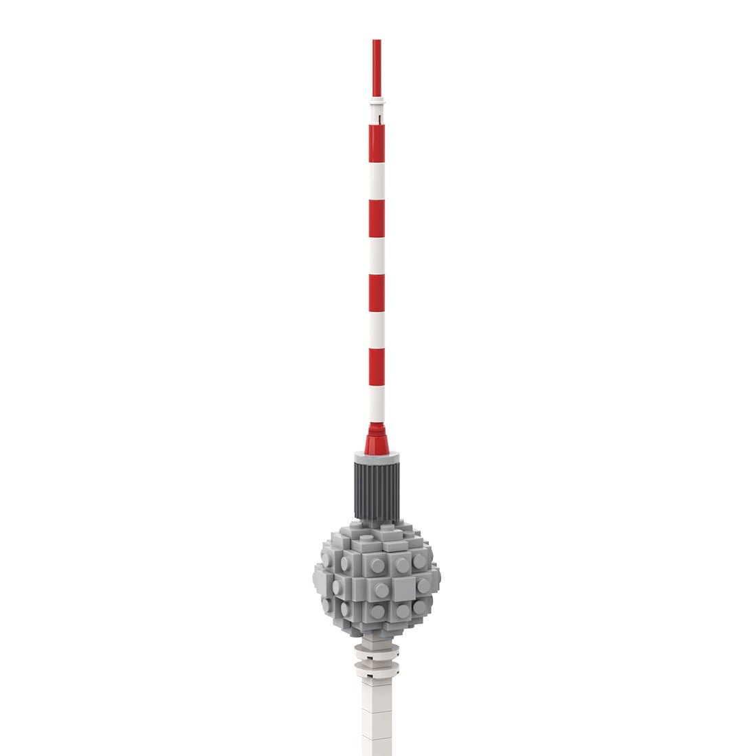 MOC - 250104 Berlin TV Tower - 1/800 Scale Building Blocks - LesDiy - Building Blocks -