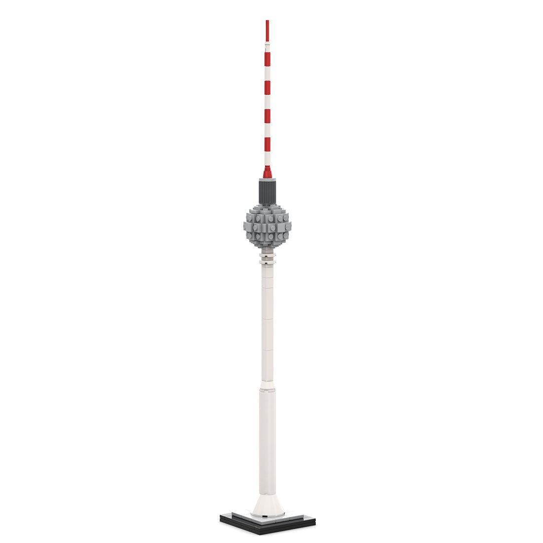 MOC - 250104 Berlin TV Tower - 1/800 Scale Building Blocks - LesDiy - Building Blocks -