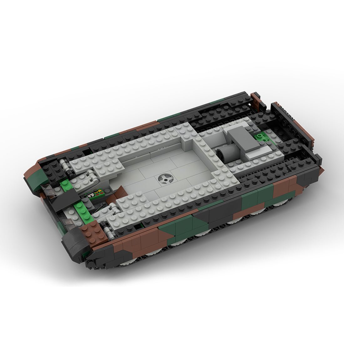 MOC - 25419 M1A2 Abrams TANK | 1:33 Minifigure Scale - LesDiy -