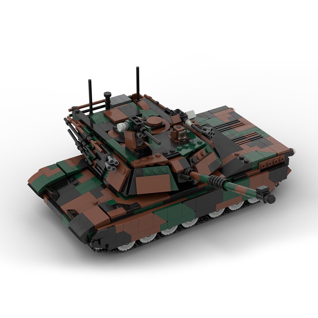 MOC - 25419 M1A2 Abrams TANK | 1:33 Minifigure Scale - LesDiy -