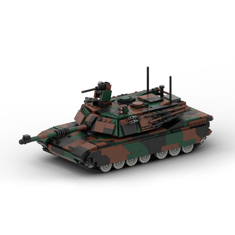 MOC - 25419 M1A2 Abrams TANK | 1:33 Minifigure Scale - LesDiy -