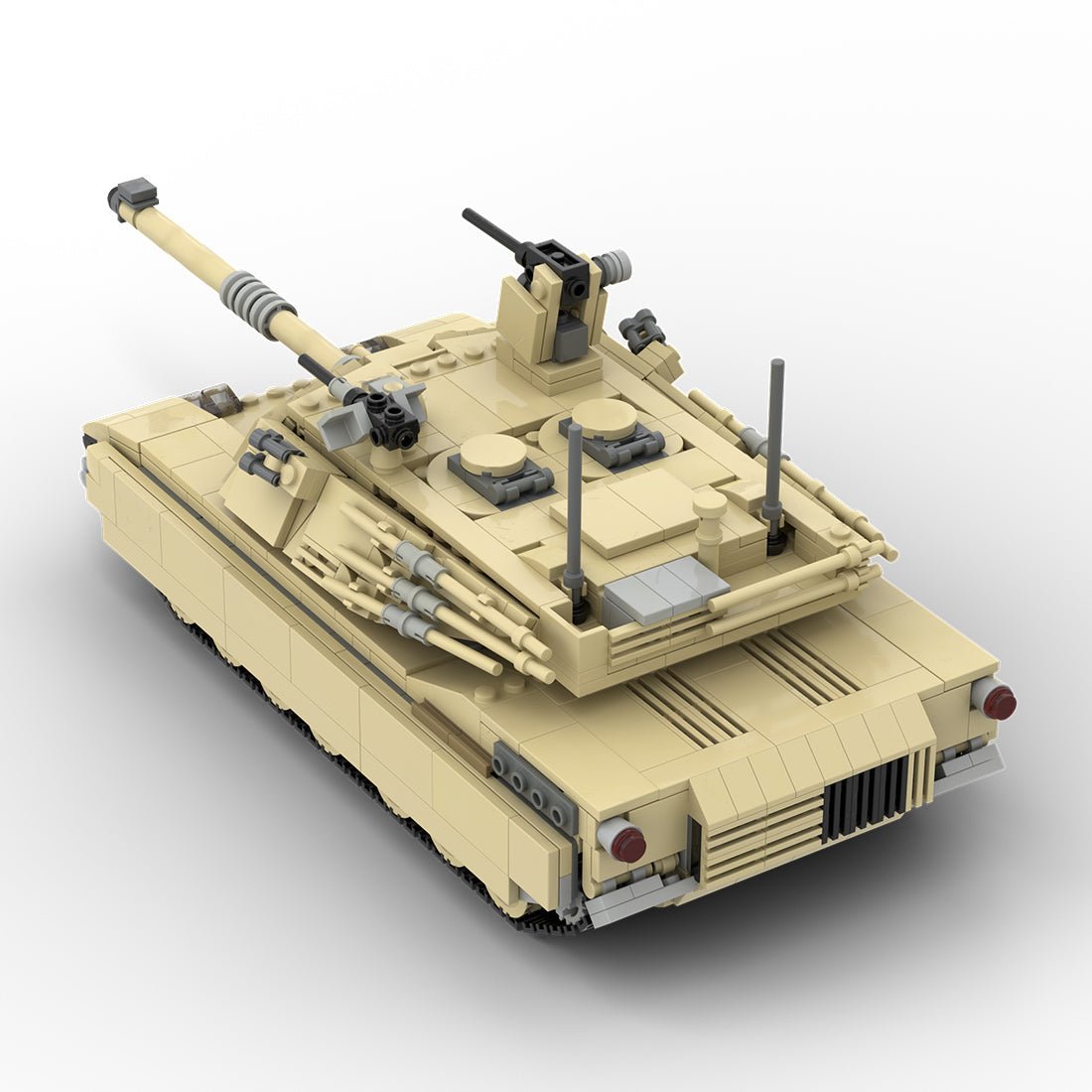 MOC - 25419 M1A2 Abrams TANK | 1:33 Minifigure Scale - LesDiy -