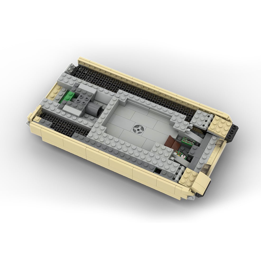 MOC - 25419 M1A2 Abrams TANK | 1:33 Minifigure Scale - LesDiy -