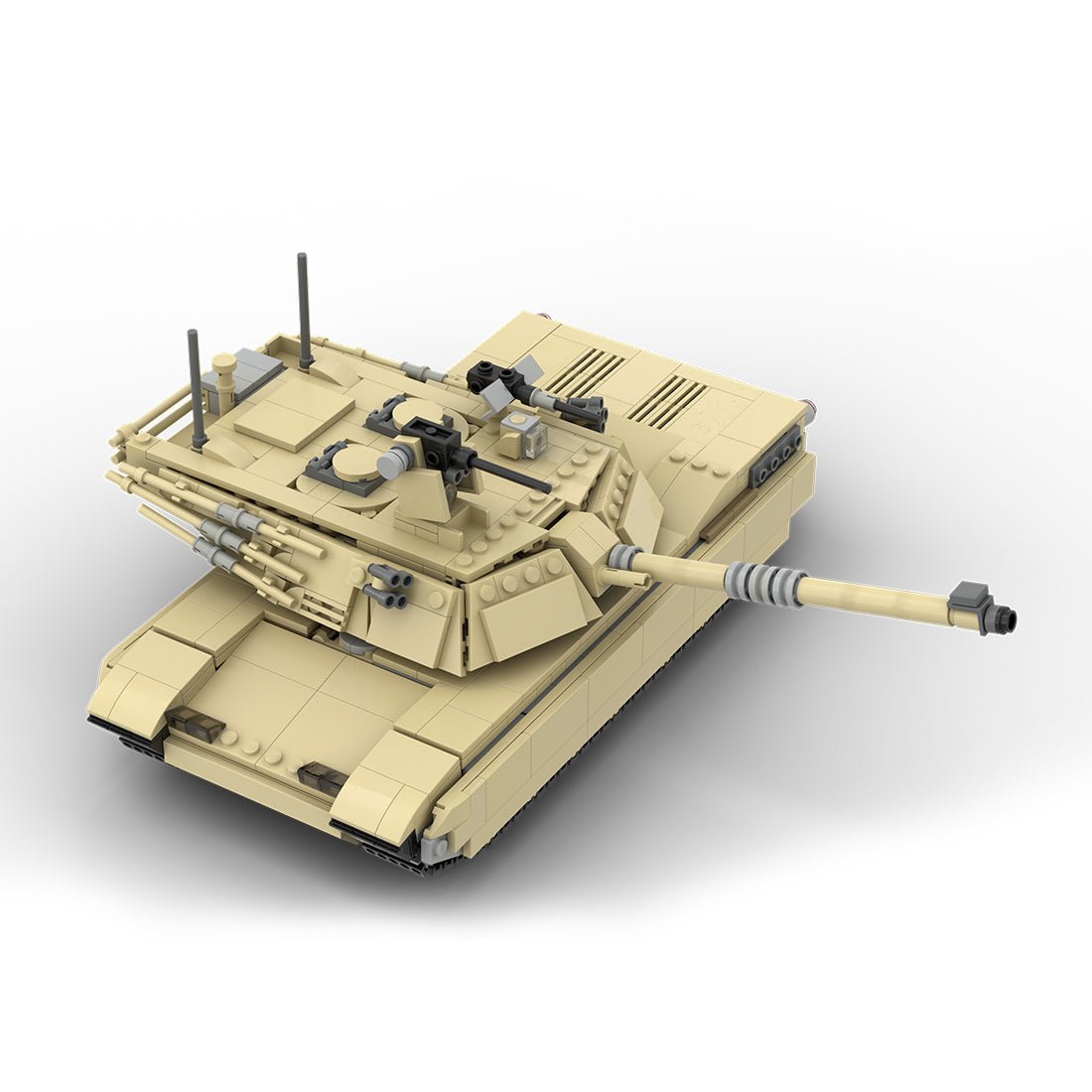 MOC - 25419 M1A2 Abrams TANK | 1:33 Minifigure Scale - LesDiy -
