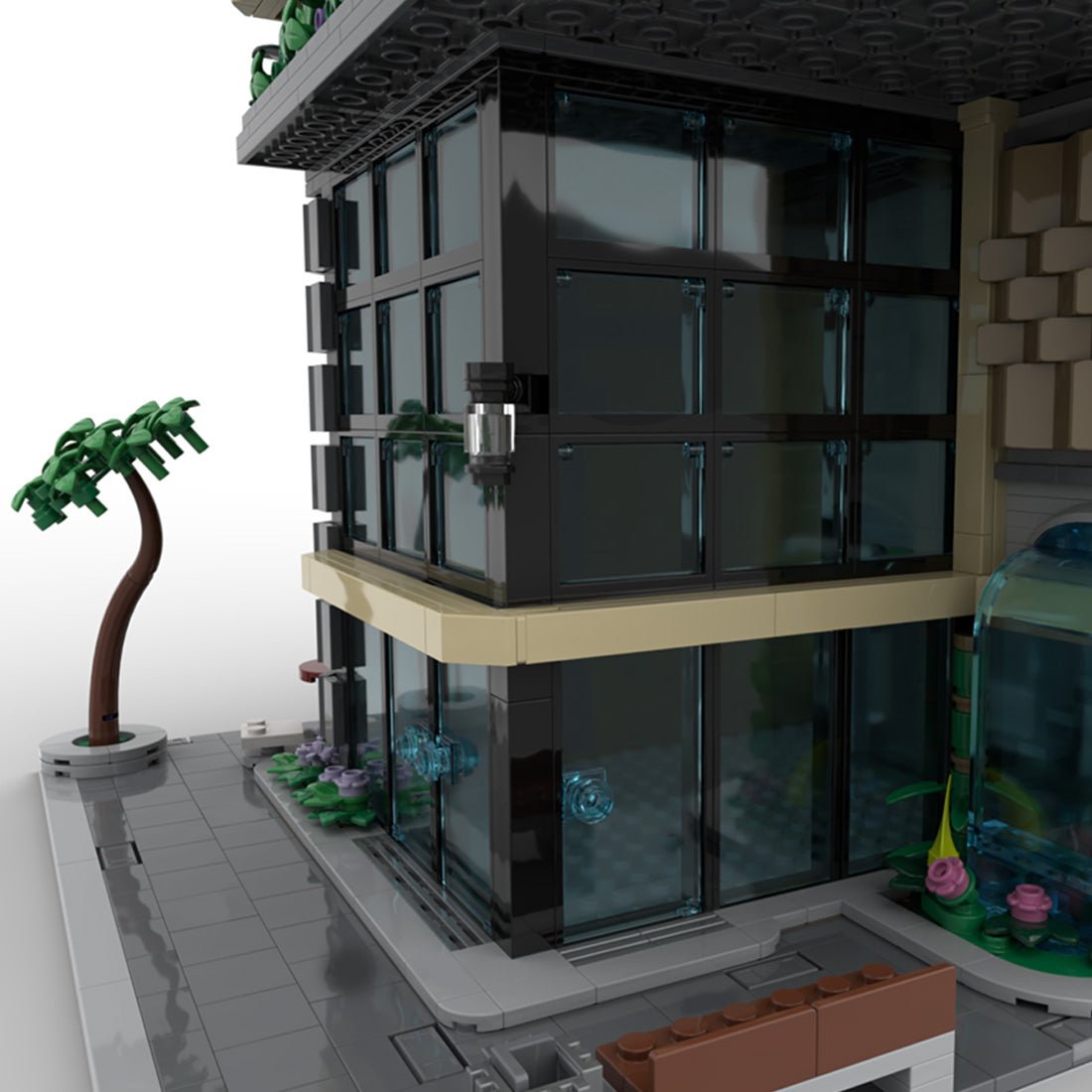 MOC - 254356 Modern Skyscraper Building Blocks - LesDiy - MOC -
