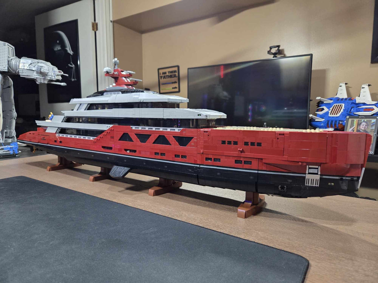 MOC - 254412 VELETTA Superyacht Building Blocks - LesDiy -
