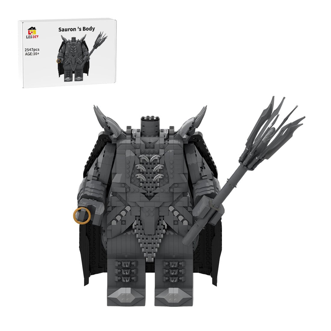 MOC - 256276 The Lord of the Ring - Sauron megafigure Building Blocks - LesDiy -