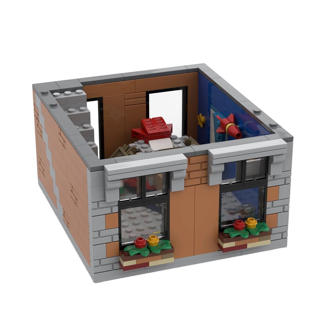 MOC - 257156 GWP Complex - Cosmic Cardboard Adventure Building Blocks - LesDiy -