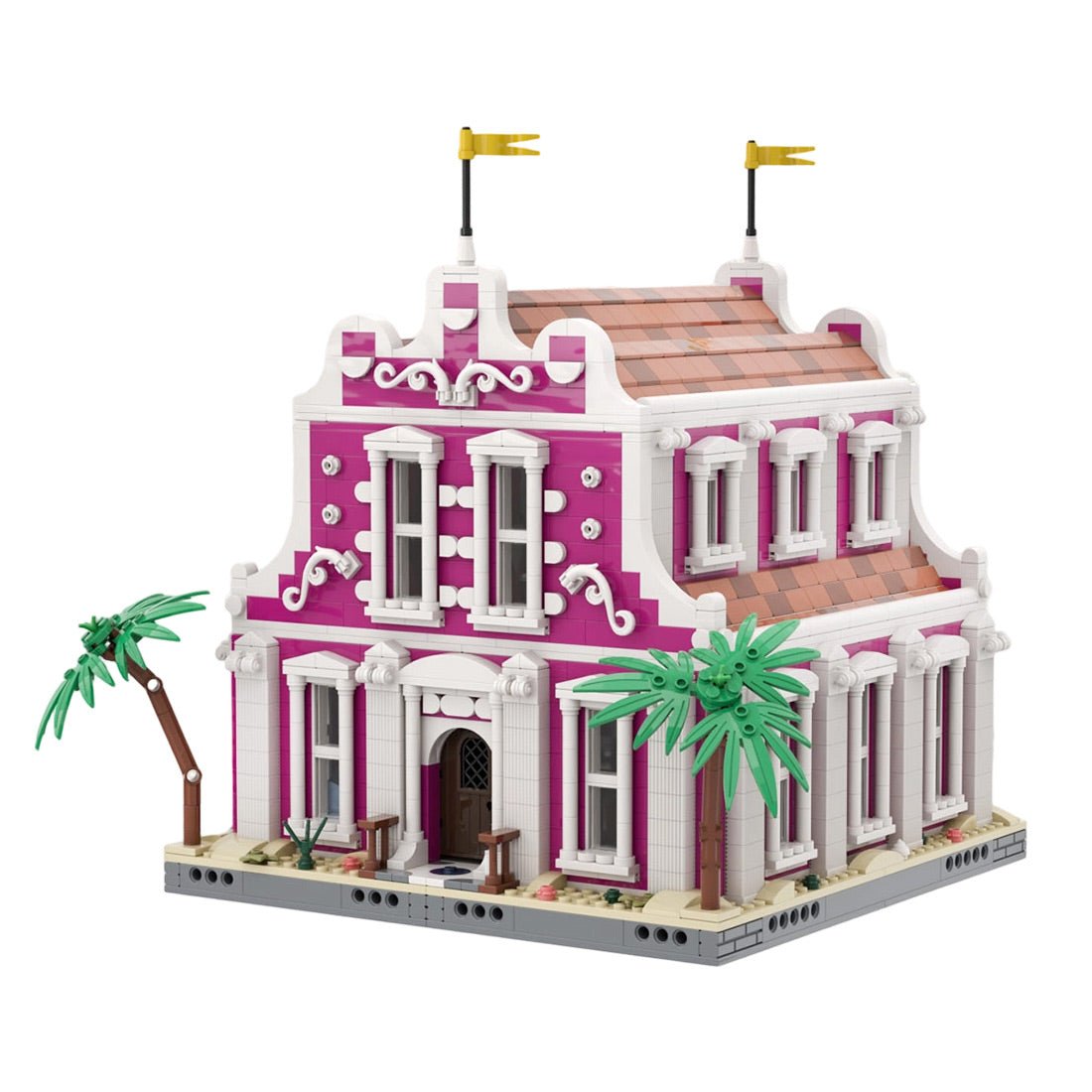 MOC-258528 Governor's Mansion Seafarer's Bay Building Blocks-LesDiy-MOC-