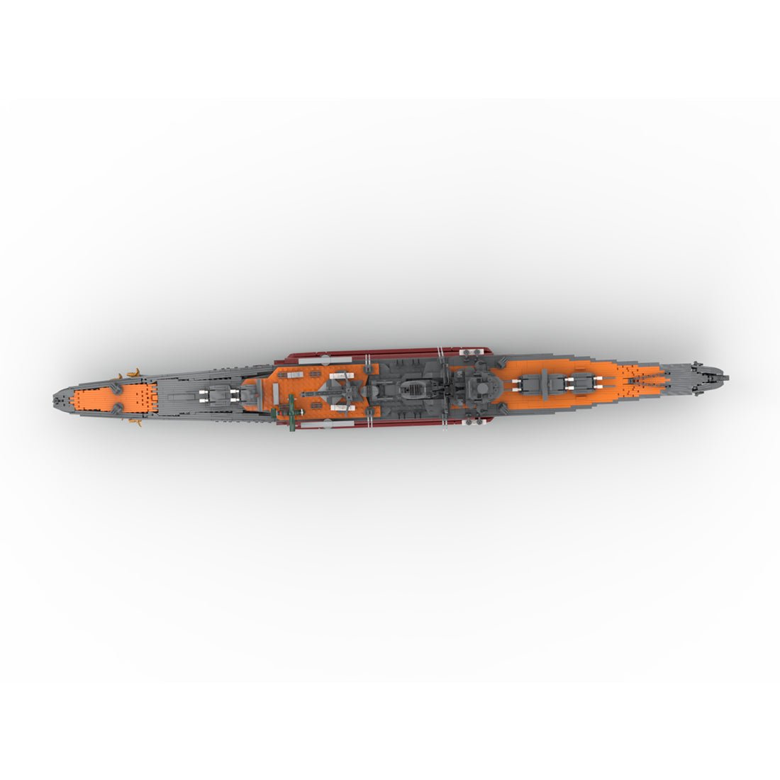 MOC-260604 1:200 Scale IJN Myoko-Class Cruiser Building Blocks-LesDiy-MOC-