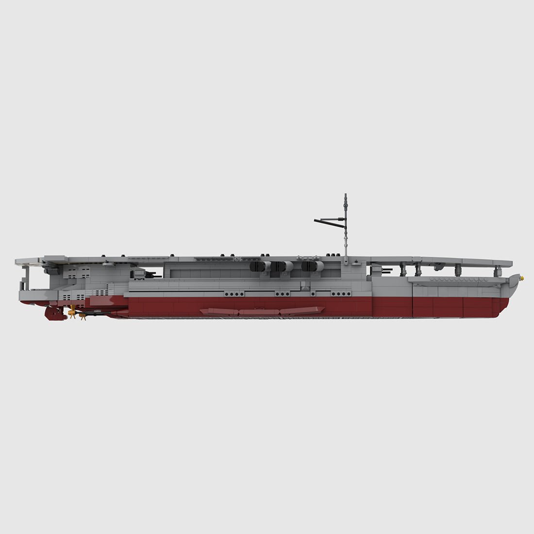 MOC-261067 1:200 Scale IJN Hōshō Aircraft Carrier Building Blocks-LesDiy-MOC-