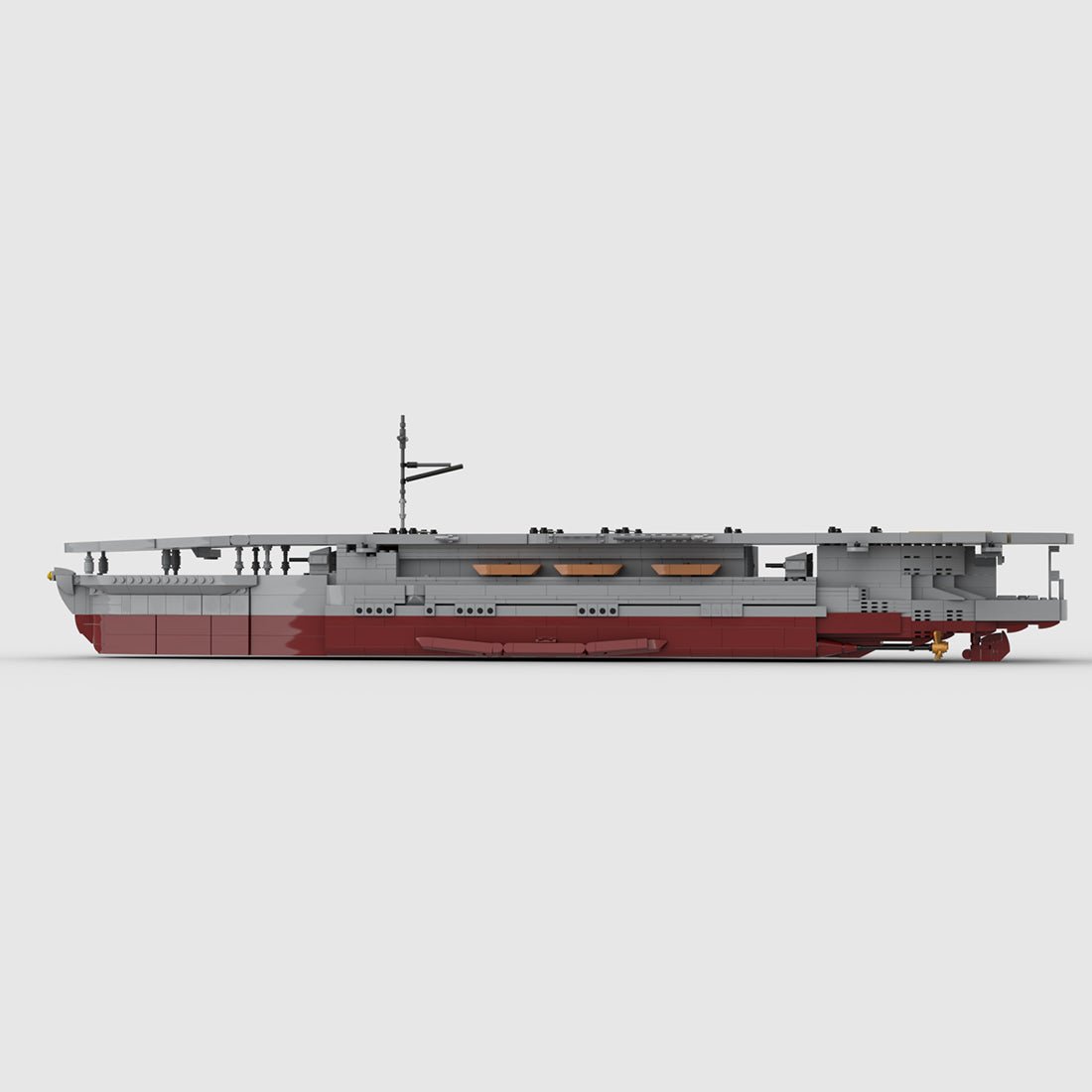 MOC-261067 1:200 Scale IJN Hōshō Aircraft Carrier Building Blocks-LesDiy-MOC-