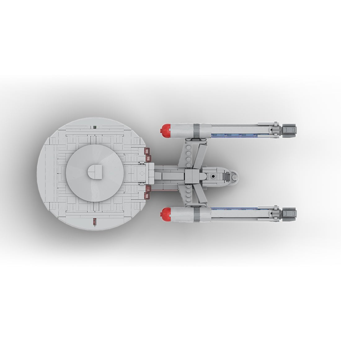 MOC - 261221 Sci - Fi NCC - 1701 Enterprise Building Blocks - LesDiy -