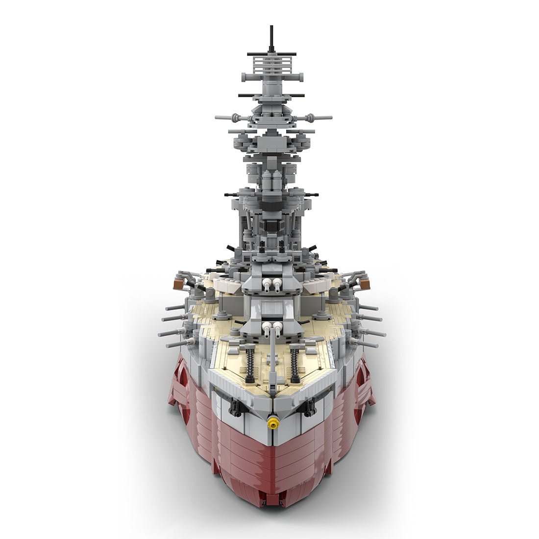 MOC-262613 1:200 Scale IJN Fuso-Class Battleship Building Blocks-LesDiy-MOC-