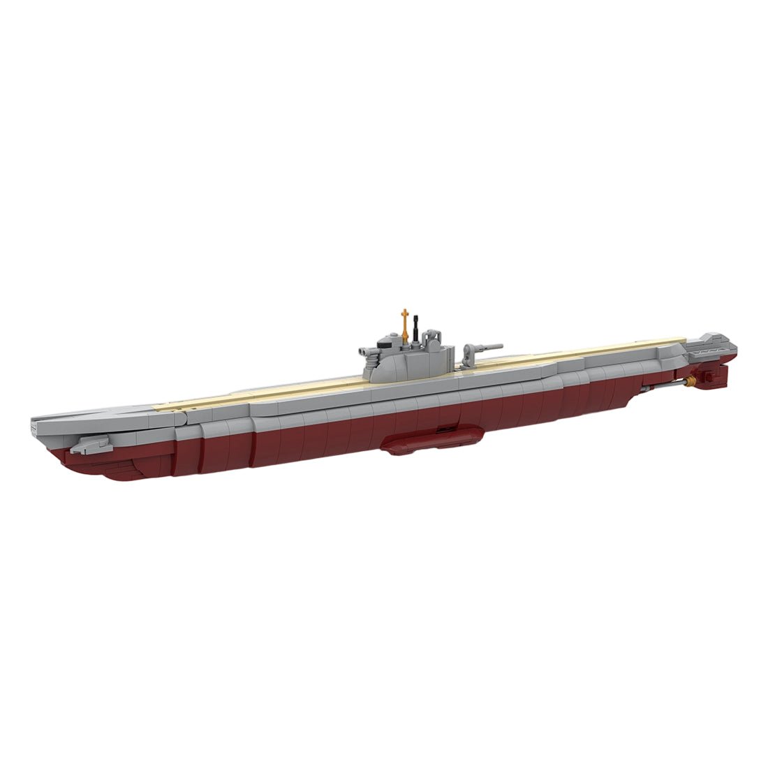 MOC-264016 1:200 Scale IJN Type B3 Long-Range Cruiser Submarine Building Blocks-LesDiy-MOC-