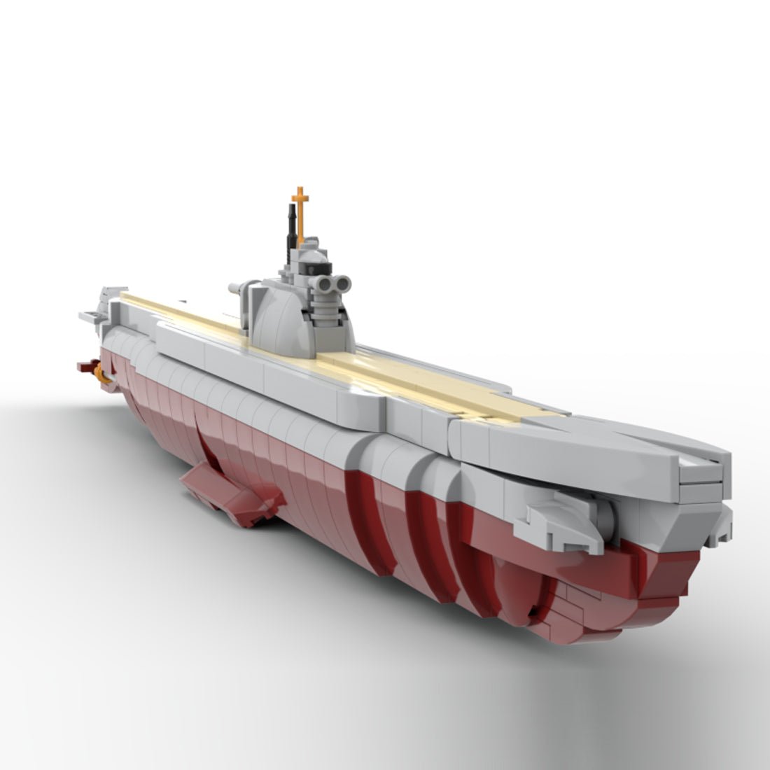 MOC-264016 1:200 Scale IJN Type B3 Long-Range Cruiser Submarine Building Blocks-LesDiy-MOC-