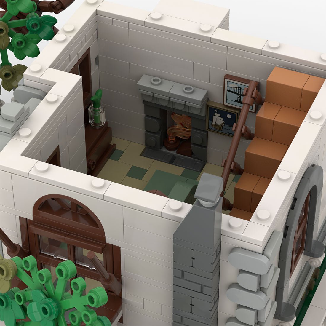MOC-265072 Cozy Countryside Cottage Building Blocks-LesDiy-MOC-