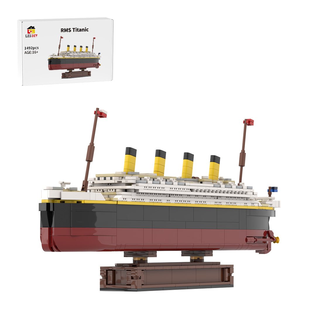 MOC-267151 RMS Titanic Ocean Liner Building Blocks-LesDiy-MOC-