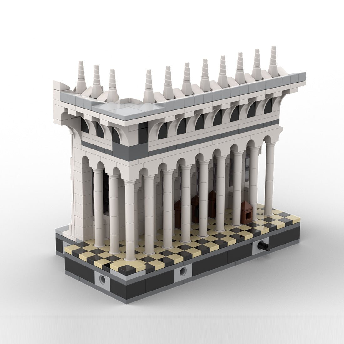 MOC-268717 Duomo di Milano Cathedral Building Blocks-LesDiy-MOC-