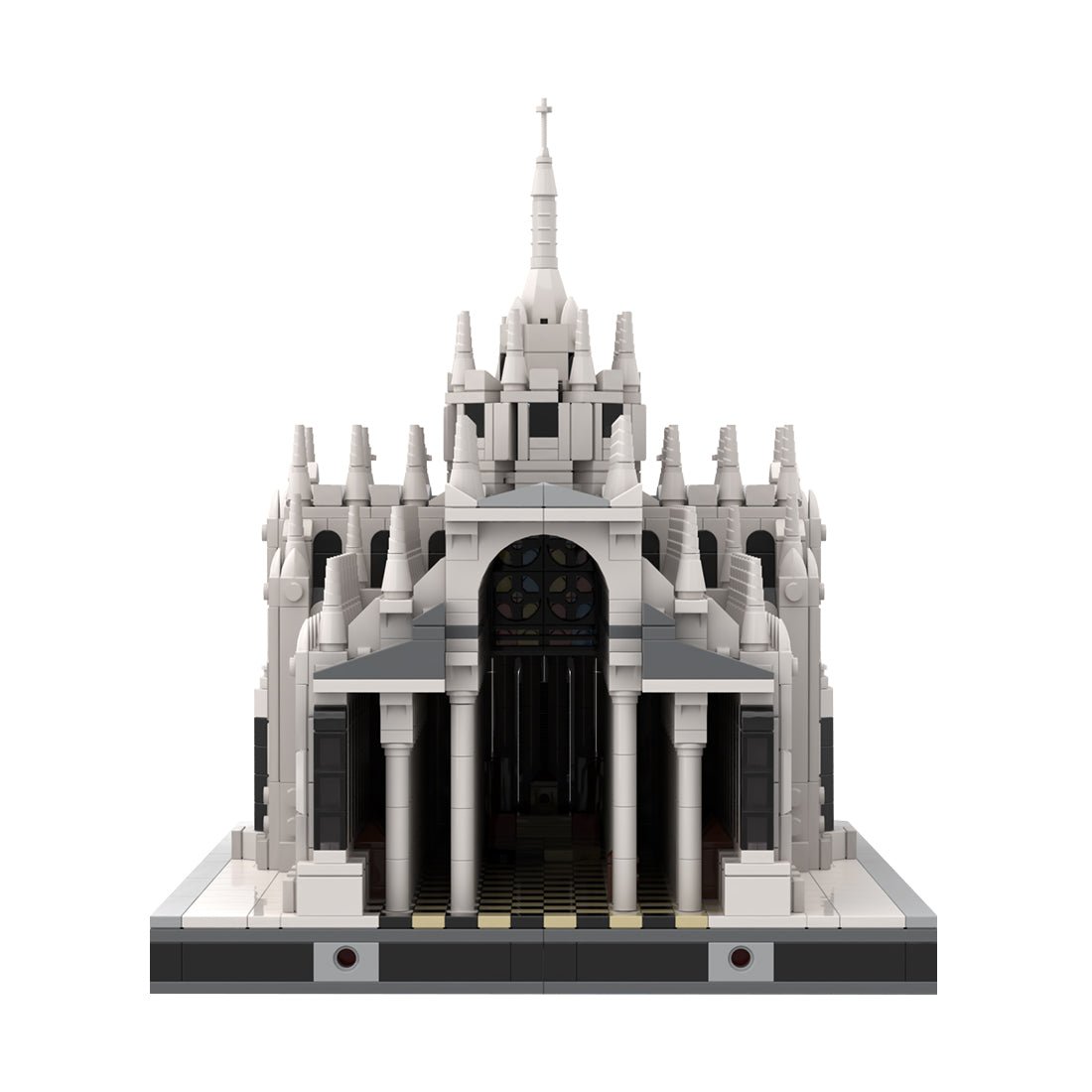 MOC-268717 Duomo di Milano Cathedral Building Blocks-LesDiy-MOC-