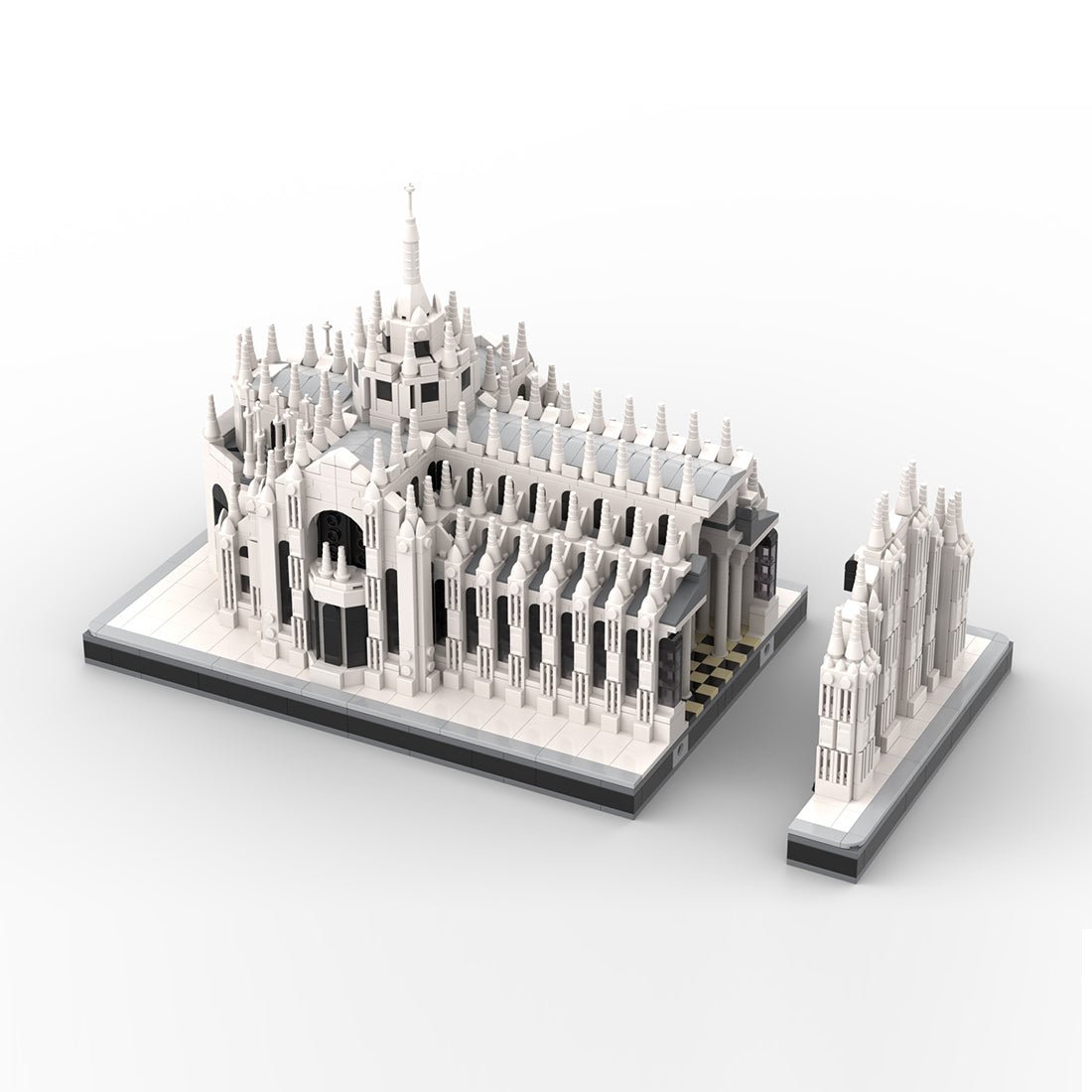 MOC-268717 Duomo di Milano Cathedral Building Blocks-LesDiy-MOC-