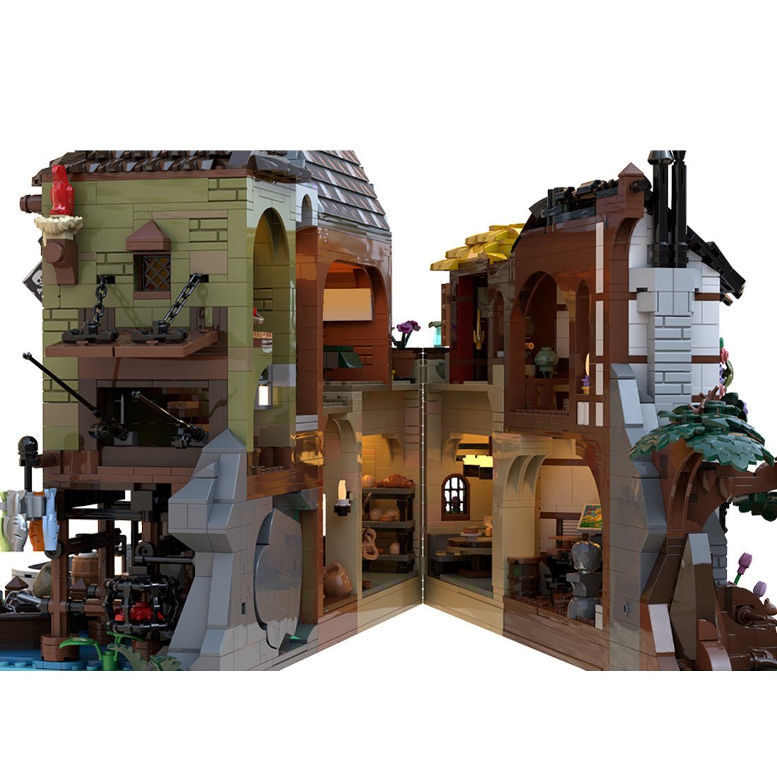 MOC-270222 Old Town Wharf Building Blocks-LesDiy-Building Blocks-