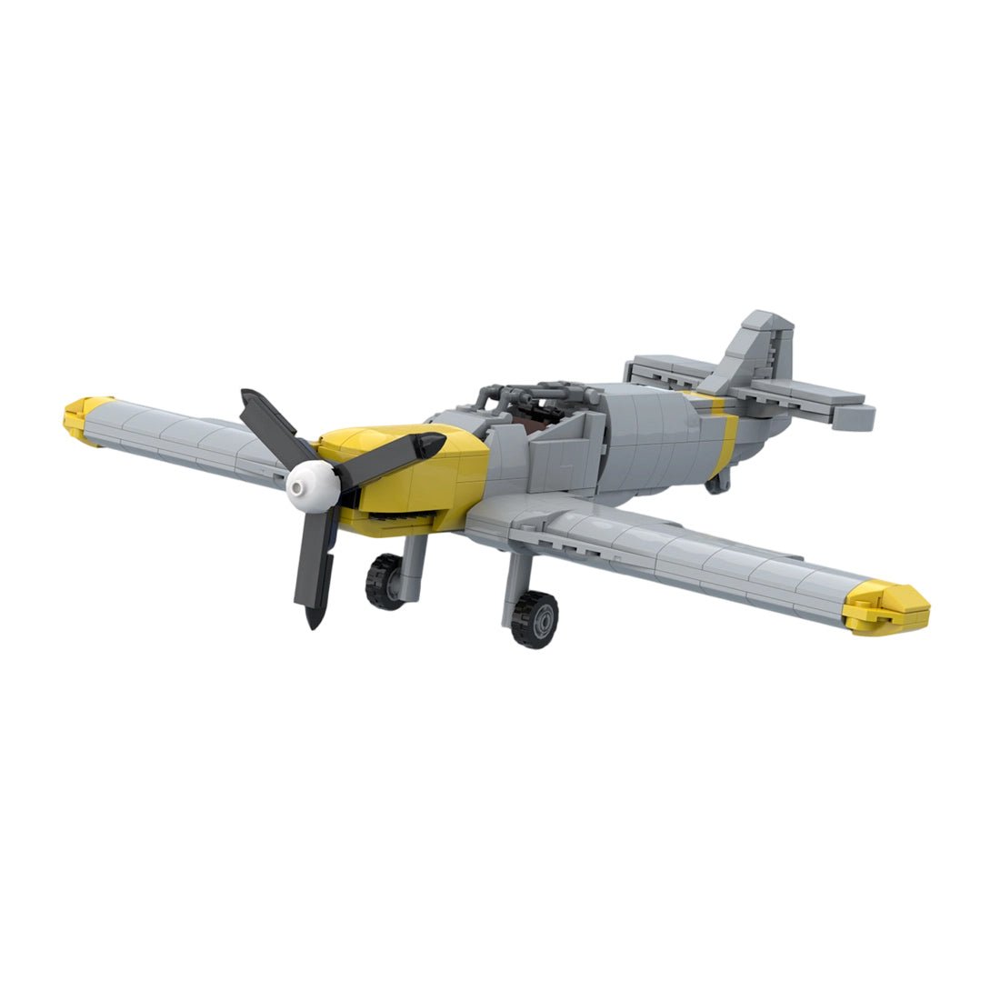 MOC-271413 Messerschmitt Bf 109 K-4 Fighter Building Blocks-LesDiy-MOC-
