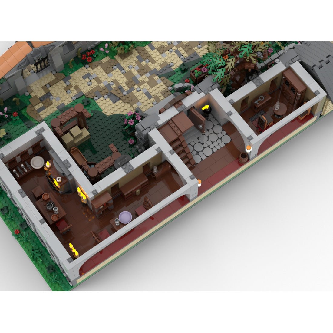 MOC-274686 Medieval Manor Modular Building Blocks (Refined Edition)-LesDiy-MOC-