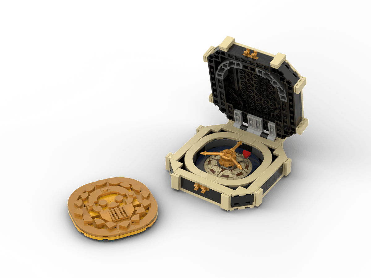 MOC-275586 Pirates of the Caribbean Captain’s Compass & Cursed Medallion Building Blocks-LesDiy-MOC-