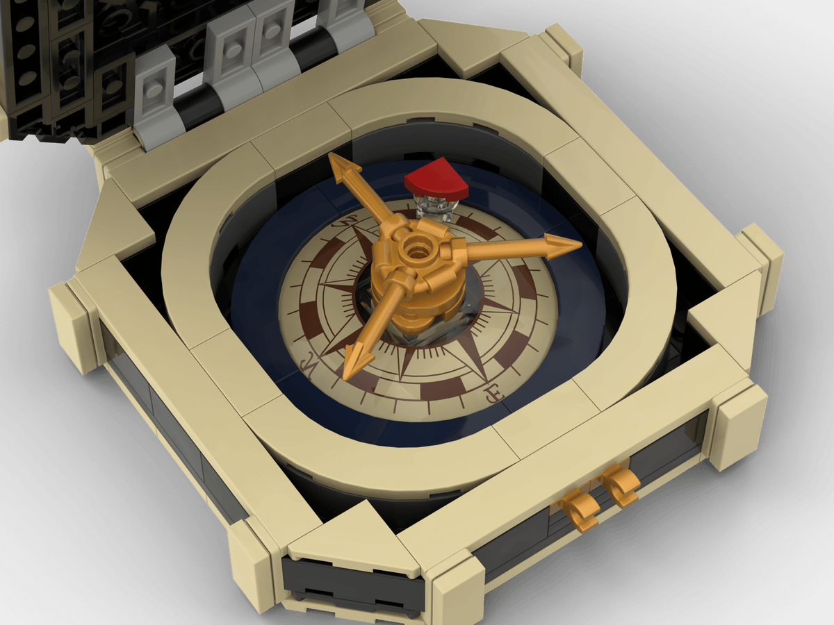 MOC-275586 Pirates of the Caribbean Captain’s Compass & Cursed Medallion Building Blocks-LesDiy-MOC-