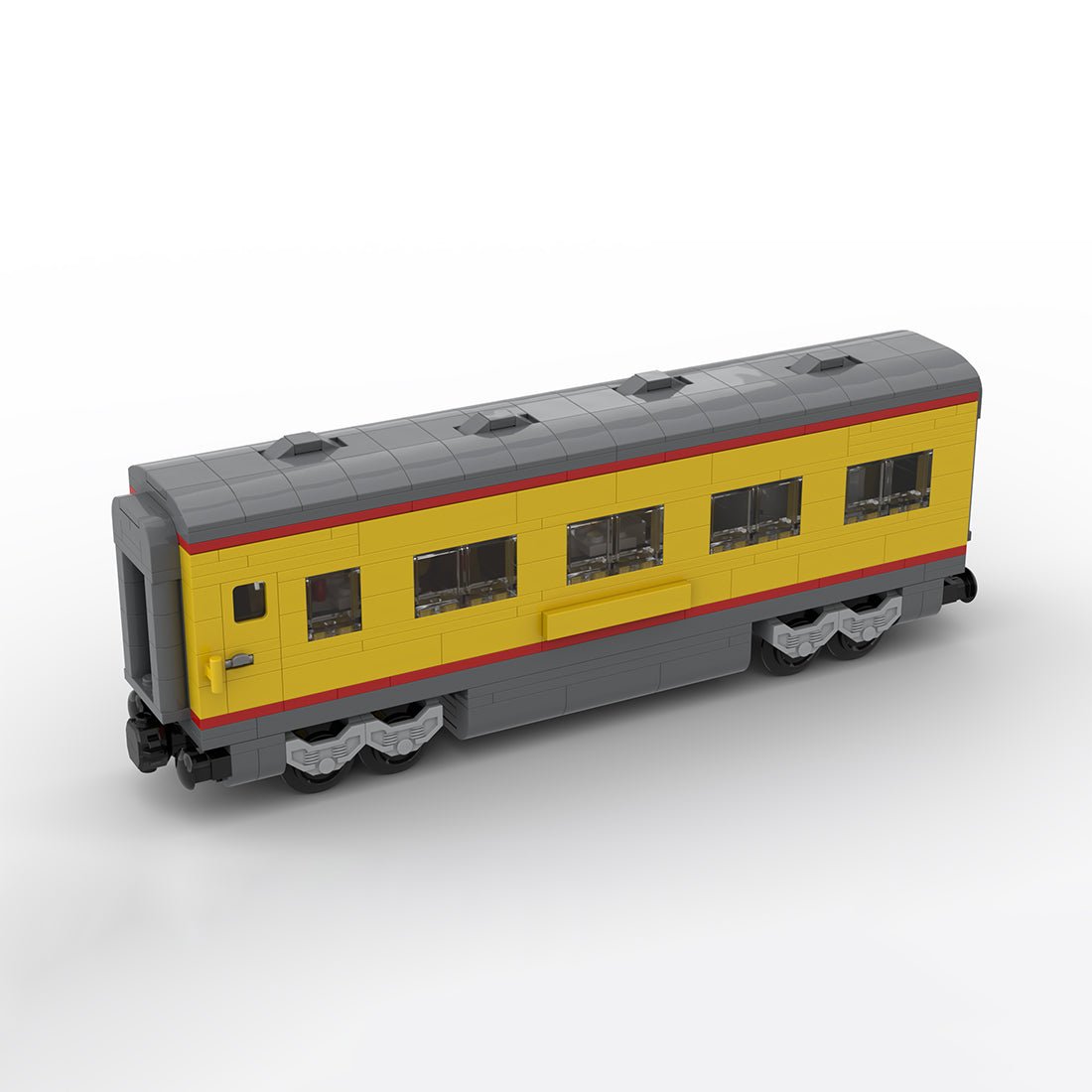MOC-277452 Union Pacific Passenger Train Consist Building Blocks-LesDiy-Locomotive-