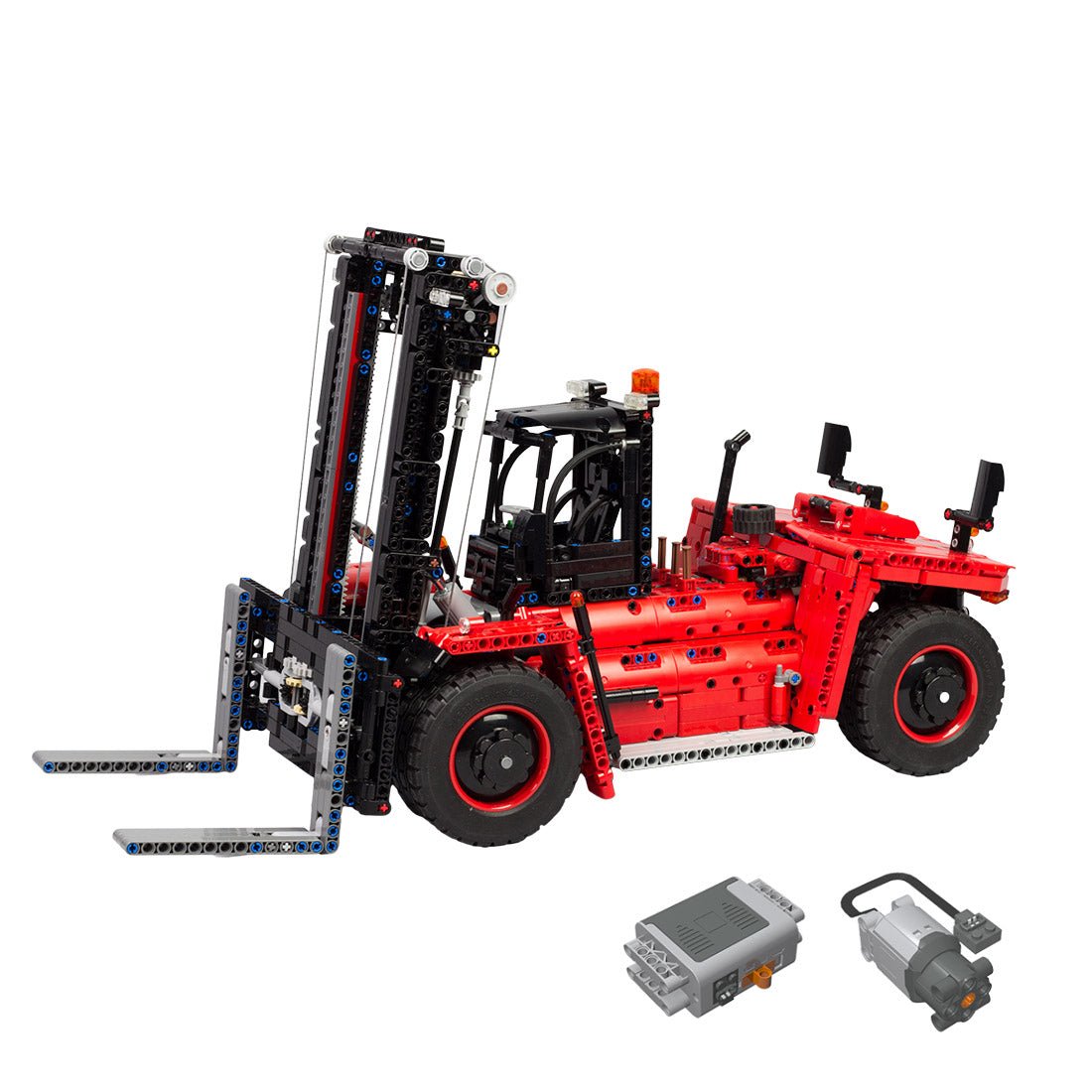 MOC - 27807 Heavy Forklift - Dynamic - LesDiy -