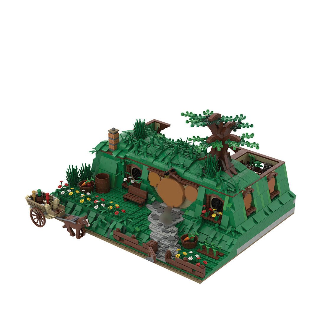 MOC - 27847 Bag End Building Blocks - LesDiy - Building Blocks
