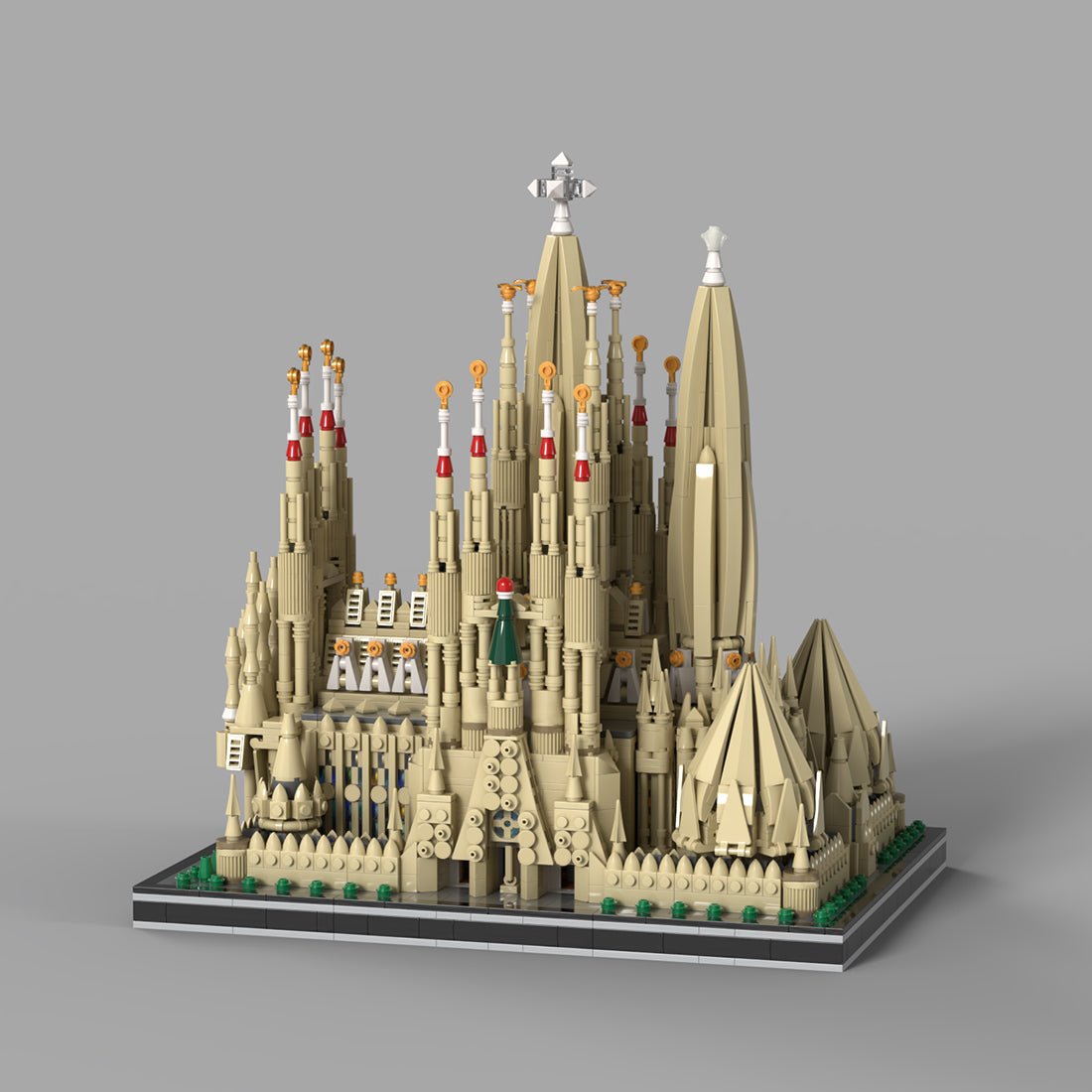 MOC-279018 Sagrada Familia Basilica Building Blocks-LesDiy-MOC-