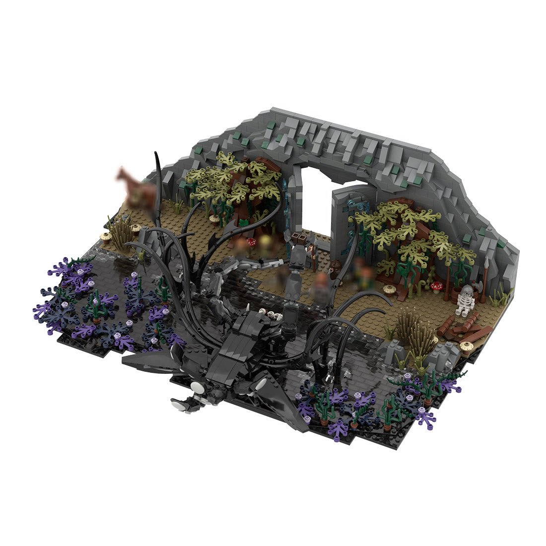 MOC - 30989 The Watcher in the Water Building Blocks - LesDiy - Building Blocks