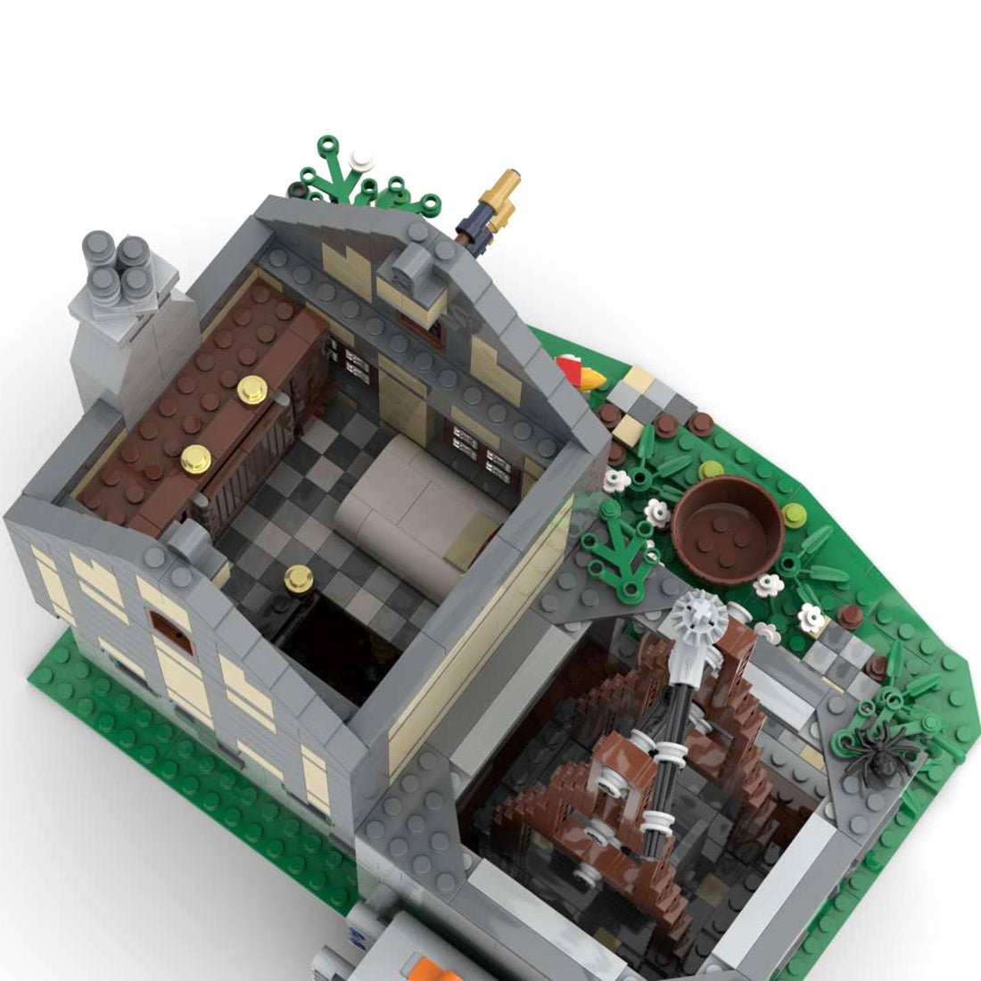 MOC - 31613 Medieval Street Dynamic Castle Windmill for Lego - LesDiy - windmill