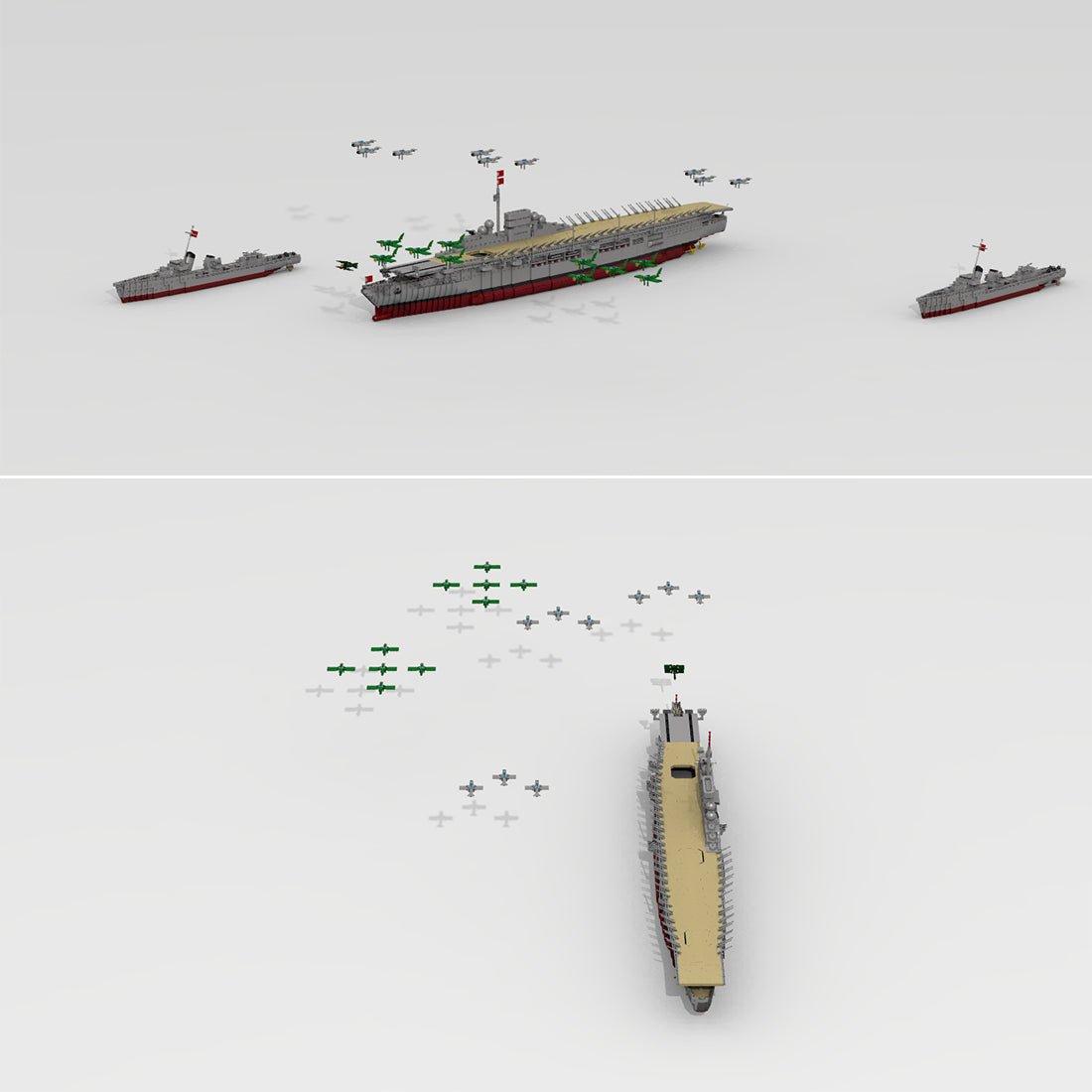 MOC-34030 Graf Zeppelin Aircraft Carrier Building Blocks-LesDiy-MOC-