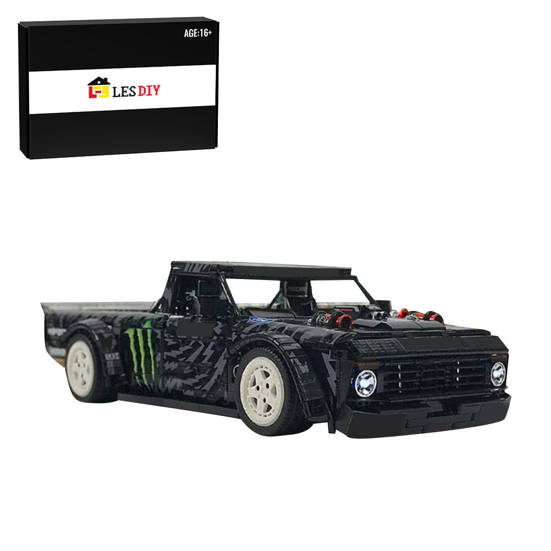 MOC - 34316 Ford F - 150 Hoonitruck - Dynamic - LesDiy -