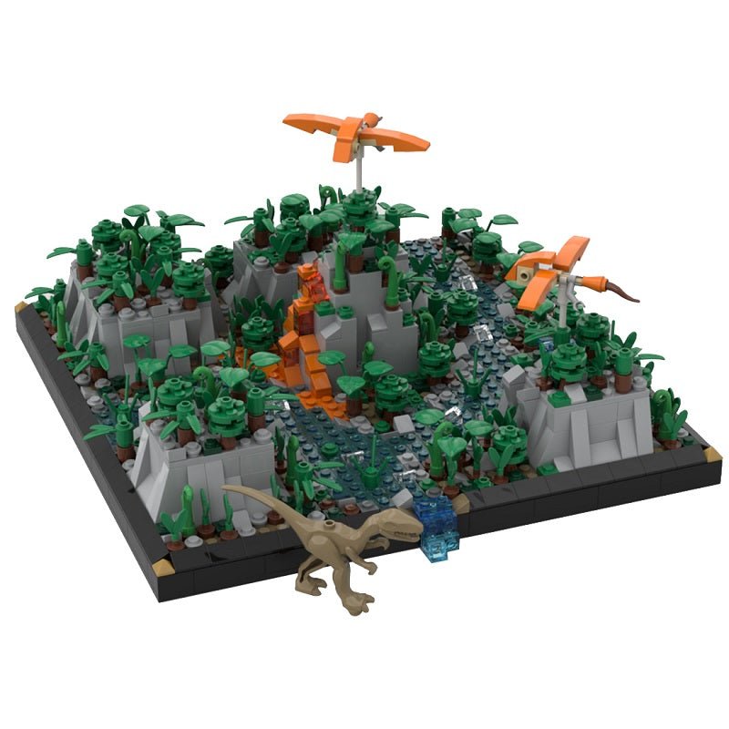 MOC - 35453 Jurassic Environment Diorama - LesDiy - MOC