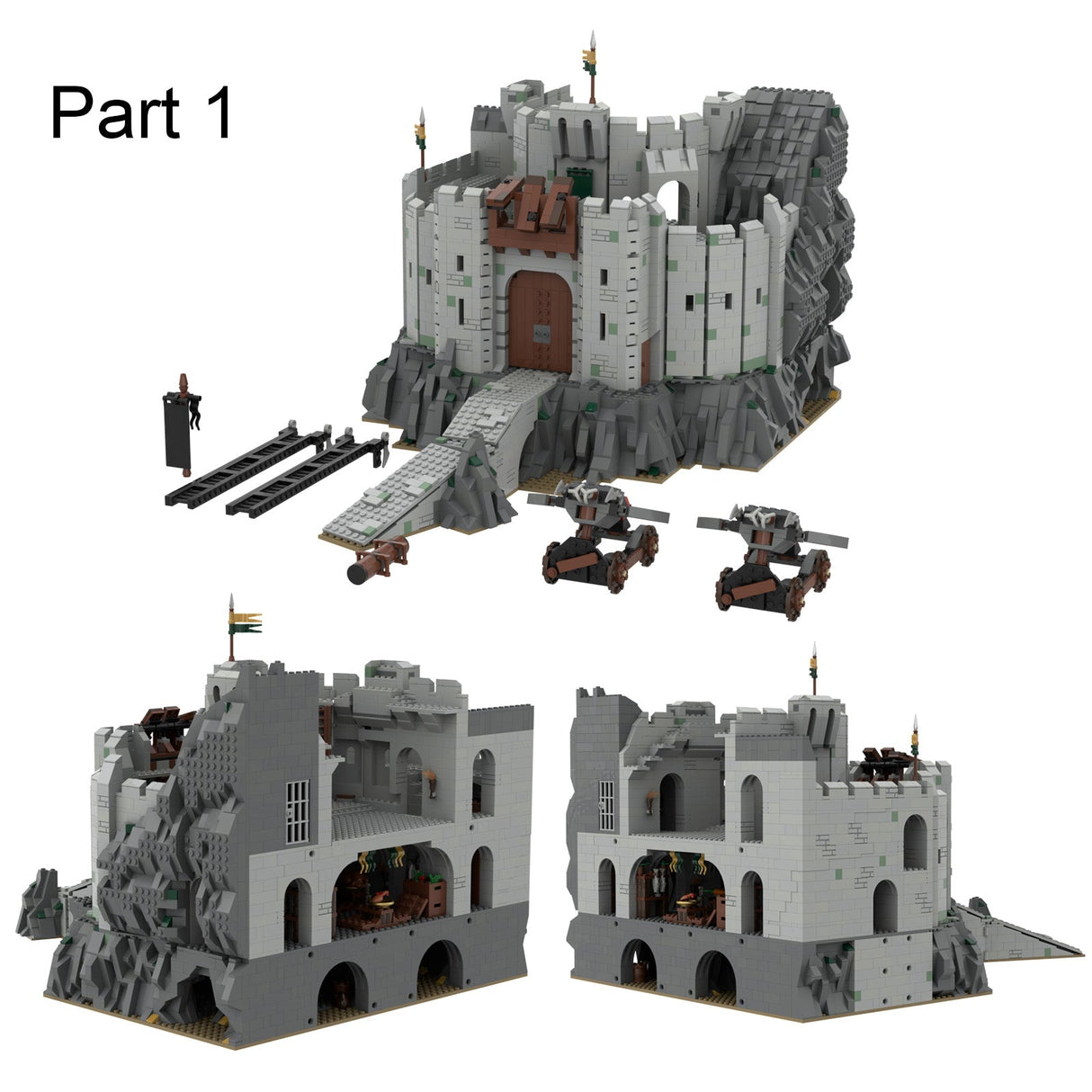 MOC - 38478 Helm's Deep - LesDiy -