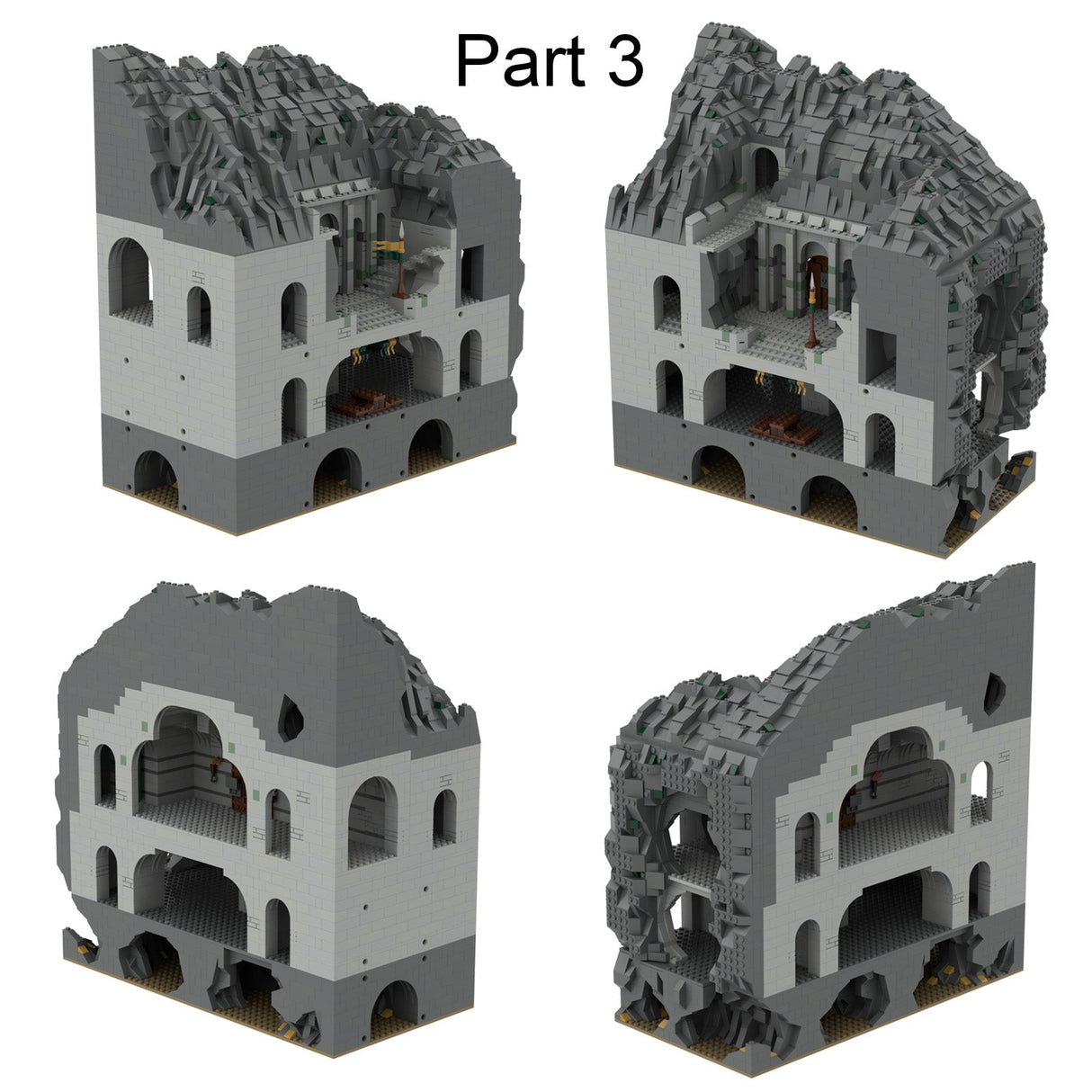 MOC - 38478 Helm's Deep - LesDiy -