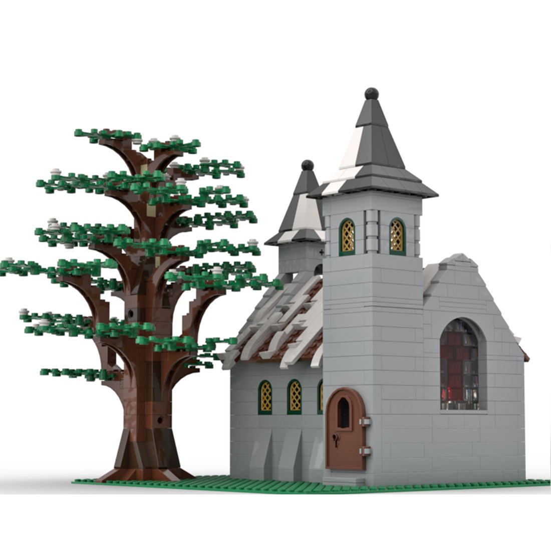 MOC - 38797 Winter Church - LesDiy -