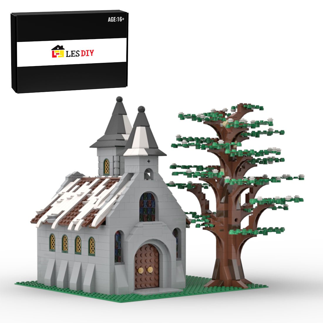 MOC - 38797 Winter Church - LesDiy -