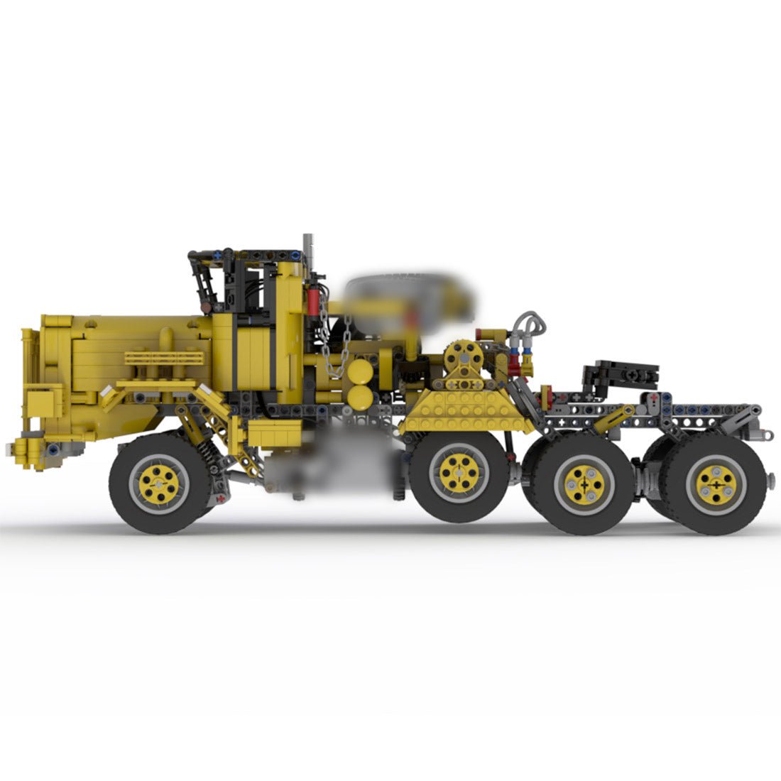 MOC - 40026 Oshkosh M911 U.S. Army HET (Heavy Equipment Transporter) Building Blocks - LesDiy -