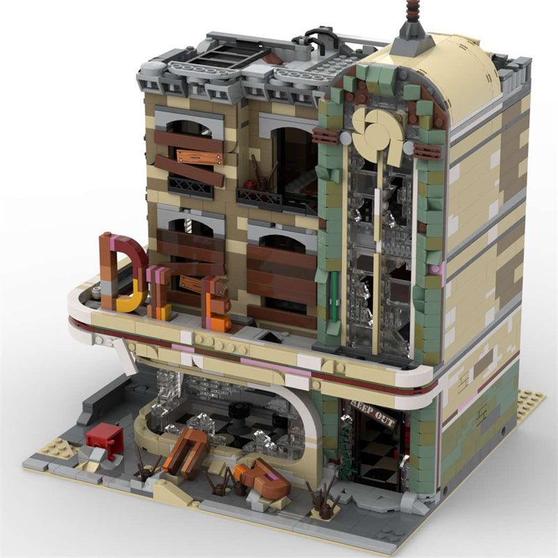 MOC - 40173 Downtown Diner - Apocalypse Version - LesDiy - MOC