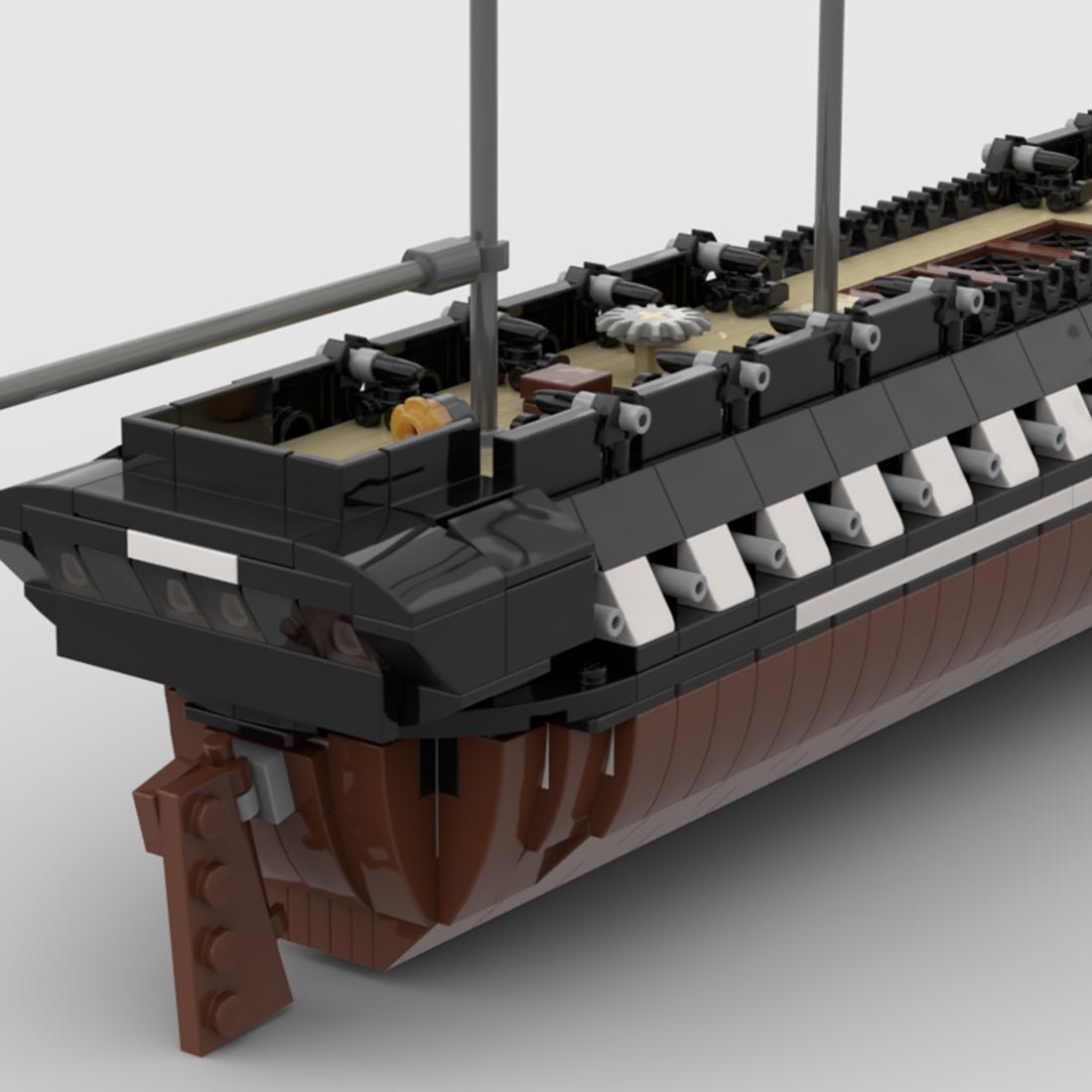 MOC - 40456 1/200 USS Constitution Ship Model - LesDiy -