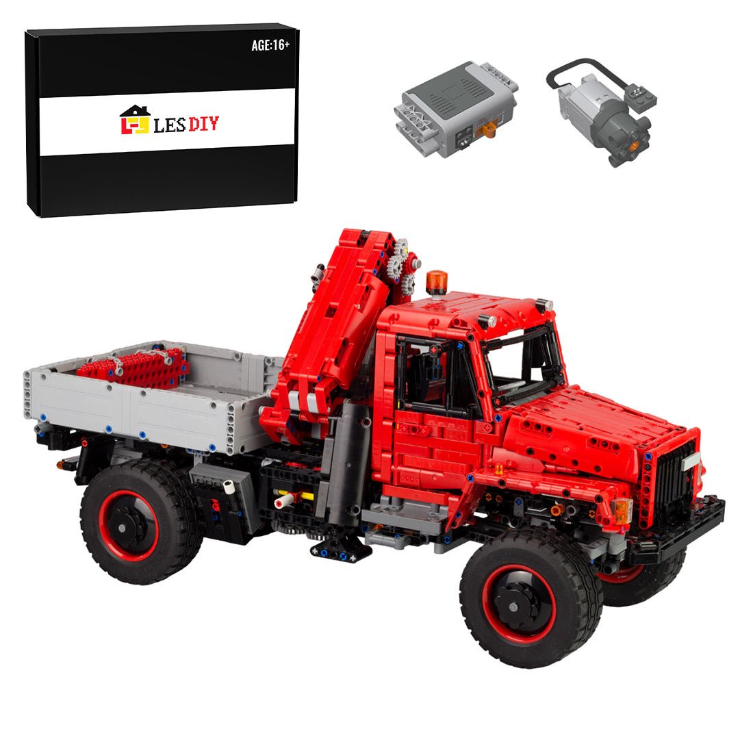 MOC - 40482 Model E - Offroad Truck - Dynamic - LesDiy -